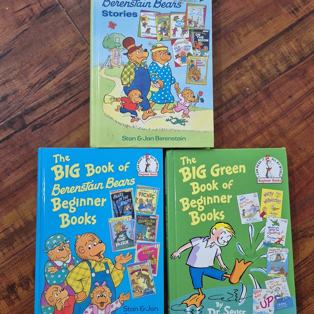 The Big Book Of Berenstein Bears- Dr. Seuss- Beginner Book Sets- Hard Covers
